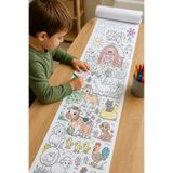 kutuTR Hayvanlar 2 Serisi Rulo Boyama Kağıdı 30x250 cm Eğitici Çocuk Aktivite Posteri