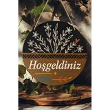 Kututr Hoş Geldiniz Uv Baskı 3D Görünümlü Mdf Kapı Süsü | Askılı Silinebilir Dekoratif Ks030,Ks030 20 X