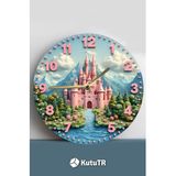 Kututr Mdf 33 Cm Sessiz Mekanizmalı Duvar Saati – 2D Hd Baskı 3D Görünümlü Tasarım,Sdw249 X