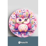 Kututr Mdf 33 Cm Sessiz Mekanizmalı Duvar Saati – 2D Hd Baskı 3D Görünümlü Tasarım,Sdw252 X
