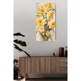 kutuTR MDF TABLO SAAT 30x60 cm Çift Katmanlı UV Baskı Duvar Saati, USD001
