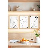 Kututr Modern Hat Sanatı İle Ruhunuzu Dinlendirin! Çerçeve Efektli Crvs1222,Çerçevesiz Crvs1222 30 X 40