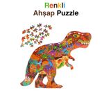 kutuTR Notpa Ahşap Renkli Hayvanlar Kutulu Puzzle Dinazor Serisi 1 +5 yaş ve Yetişkinler 32x40 cm 8692016026758