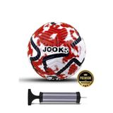 Kututr Orijinal 380 Gr Futbol Topu Pompa Hediyeli Sert Zemin Halı Saha Hibrit No:5 Bsf35 Serisi,Kırmızı