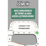 KutuTR Oyuncak Araba, Araç Parkuru -Eğitici ve Eğlenceli Yol Yapım Ahşap Oyuncak - Yarış Pisti X-Large