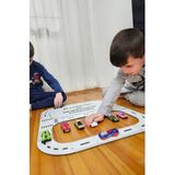 Kututr Oyuncak Araba Araç Parkuru Puzzle Eğitici Ve Eğlenceli Yol Yapım Ahşap Yarış Pisti,Small Sp001