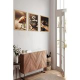 Kututr Rustik Sabah – Good Morning Yazılı 3’Lü Mdf Uv Baskılı Tablo Seti 3 Ebat Seçeneği Crvs1023,Crvs1023 21 X 30