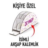 Kututr Yarım Ay Cetvelli Kalemlik Kişiselleştirilebilir Ürün Kız Çocuklar İçin 02,Kız02 16 X 27