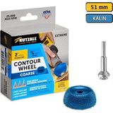 Kutzall CW200X90 Kalın Diş Ahşap Çanak Törpü 51 mm