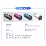 Kuulaa 48W Usb Type-C Çift Çıkışlı Mini Hızlı Araç Şarj Cihazı