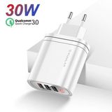 Kuulaa Mirror 3 Usb Qc3.0+pd 30w Hızlı Şarj Dijital Ekran Şarj Başlık