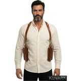 Kuvark Veyron • Hakiki Deri Holster • Erkek Omuz Çantası • El Yapımı • Kahverengi - 0-Kahverengi