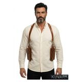 KUVARK Veyron • Hakiki Deri Holster • Erkek Omuz Çantası • El Yapımı • Kahverengi