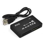 Kuvars Coklu Kart Okuyucu 43 İn 1 Usb Sd Sdhc Mini Micro Sd M2 Mmc Xd Cf