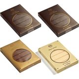 Kuvertür Bitter Çikolata (2), Sütlü Çikolata (1) ve Beyaz Çikolata (1) 250g 4lü Set (4x250g) Glutensiz