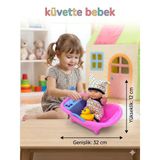 Küvetli Ve Bornozlu Bebek Seti