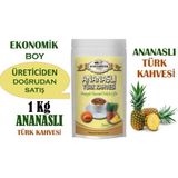 Kuybet Kahvecilik Ananas Aromalı Türk Kahvesi 1 kg Ekonomik Boy
