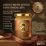 Kuyruk Yağlı Premium Masaj Kremi & Jeli 210 ml – Bitkisel Karışımlı Rahatlatıcı Bakım - Giritli Metin Efendi