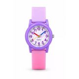 Kuyruk Yıldızı Desenli Kız Çocuk Kol Saati Pembe Mor Analog Saat St-304410