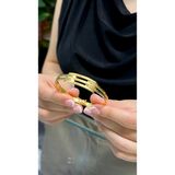 Kuyumcu Nurettin 15 gr (Gram) Üç Sıralı Çıtır Kaburga 22 Ayar Altın - 6,0