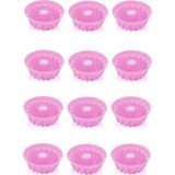 Kuzenhome 12'li Silikon Muffin, Mini Kek Kalıbı Pembe - Standart - 26 x 26 x 7 cm