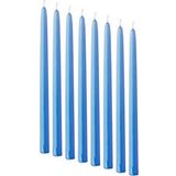 Kuzey 10 Adet Blue Candlestıck Mavi Şamdan Mumu Mavi Mum Parlak Mavi Şamdan Mumu Masa Mumu Kalın Uzun Mum
