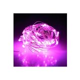 Kuzey 10 Metre Pembe Pilli Led Işık Pembe Yılbaşı Ağacı Işığı Pink Christmas Tree Led Light Pink PEMBE