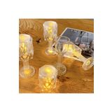 Kuzey 2in1 Led Işıklı Mini Abajur + Işıklı Bardak Gün Işığı Led Masa Lambası Yılbaşı Hediyeleri GÜN IŞIĞI