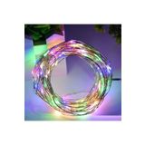 Kuzey 3 Metre Renkli Pilli Led Işık Renkli Led Işık Renkli Yılbaşı Ağacı Işığı Renkli Noel Işığı- RENKLİ