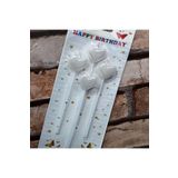 Kuzey 4 Adet Beyaz Kalpli Pasta Mumu Kalpli Doğum Günü Pasta Mumu Beyaz Pasta Mumu Kalpli Mum White Candle