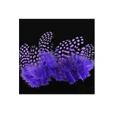 Kuzey 50 Adet Puantiyeli Mor Siyah Kuş Tüyü Mor Kuş Tüyü Decor Purple Bırd Feather Mor Şeffaf Balon Tüyü