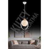 KUZEY AYDINLATMA BUSE TEKLİ GLOP CAMLI MODERN LÜKS ŞIK AVİZE AYDINLATMA