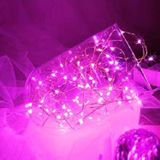 Kuzey Battery Pink Led Light 10 Metre Pilli Pembe Led Işık Pembe Pilli Işık Kır Düğünü Gelin Yolu Işığı