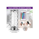 Kuzey Big Rose Diamond Table Lamp Usb Charging Rgb Multi Totch Lamp Kumandalı Kristal Dev Masa Lambası