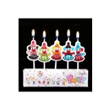 Kuzey Clown Bırthday Candle Vıp Kalite Palyaçolu Pasta Mumu 5 Adet Palyaçolu Doğum Günü Mumu Palyaço Mum