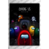 Kuzey Craft Among Us Metal Poster Duvar Tablosu Özel Tasarım Hediye Parlak HD Baskı Premium Dekor