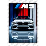 Kuzey Craft BMW M5 Metal Poster Duvar Tablosu Özel Tasarım Hediye Parlak HD Baskı Premium Dekor