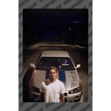 Kuzey Craft Brian O'Conner Metal Poster Duvar Tablosu Özel Tasarım Hediye Parlak HD Baskı Premium Dekor