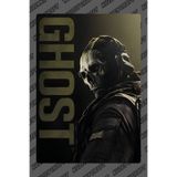 Kuzey Craft Ghost Metal Poster Duvar Tablosu Özel Tasarım Hediye Parlak HD Baskı Premium Dekor