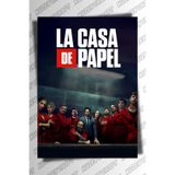 Kuzey Craft La Casa De Papel Metal Poster Duvar Tablosu Özel Tasarım Hediye Parlak HD Baskı Premium Dekor