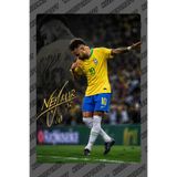 Kuzey Craft Neymar Metal Poster Duvar Tablosu Özel Tasarım Hediye Parlak HD Baskı Premium Dekor