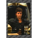 Kuzey Craft Scarface Al Pacino Metal Poster Duvar Tablosu Özel Tasarım Hediye Parlak HD Baskı Premium Dekor