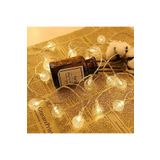 Kuzey Crystal Warm Led Light Ball Gün Işığı Kristal Top Led Işık Yılbaşı Ağacı Işığı Sarı Noel Işığı 220 V
