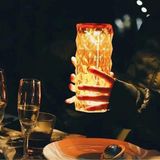 Kuzey Diamond Table Lamp Usb Charging Totch Lamp Cold Light Neutral Light Warm Light Kristal Gece Lambası