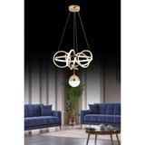 Kuzey Gold Şeker Ledli Salon Mutfak Oda Oturma Odası Hol Ledli Avize SB-LD-405