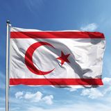 Kuzey Kıbrıs Türk Cumhuriyeti Bayrağı 150*225
