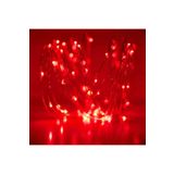 Kuzey KIRMIZI PİLLİ IŞIK 10 METRE PİLLİ KIRMIZI LED IŞIK NOEL IŞIĞI YILBAŞI IŞIĞI KIRMIZI NOEL IŞIĞI KIRMIZI