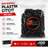 Kuzey Kombi Plastik 100 Adet Pimapen Pvc Sineklik Kilidi, Çıt Çıt Tutucu ve Kapama Mandalı – Kapı Pencere Sineklik Sabitleme Aparatı