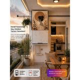 Kuzey Kombi Plastik Kişiye Özel Baskılı Pvc Doğalgaz Kombi Dolabı 58X104X40 cm (Enxboyxderinlik) Sürgülü Kapak Çok Amaçlı Dolap Modern Tasarım - Renkli