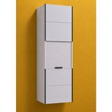 Kuzey Kombi Plastik Pvc Sürgülü Kapak Kombi Dolabı En×boy×der: 58×160×40 cm Balkon Iç-Dış Mekan Mutfak Için Dayanıklı Dolap - Beyaz